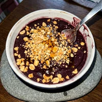 Açaí com Amendoim Triturado, Copo Cheio Açaí