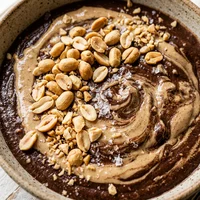 Cacau com Creme de Avelã e Amendoim, Açaí & Cacau