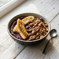 Cumaru com Banana e Granola de Castanha, Cumaru Açaí