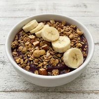 Roxa com Banana e Granola Artesanal, Polpa Roxa