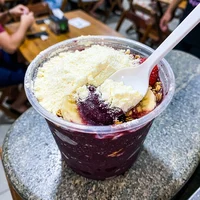Açaí com Leite em Pó, Copo Cheio Açaí