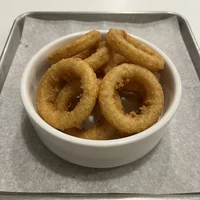Anéis de Cebola Veganos, Verde Fogo