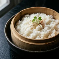 Arroz Branco no Vapor de Bambu, Casa do Fogo Longo