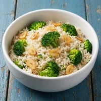 Arroz de Brócolis com Alho, Moqueca de Barro