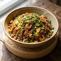 Arroz Chop Suey com Camarão Seco, Cantina do Vapor