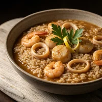 Arroz de Frutos do Mar Cremoso, Ostra Negra
