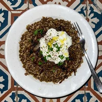 Arroz com Lentilha e Coalhada, Casa do Kibe Dourado