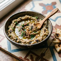 Babaganuche na Chama Viva, Za'atar e Grelha
