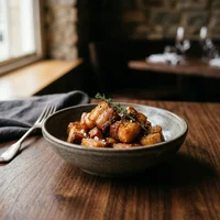 Pancetta Curada em Cubos, Casa Consommé