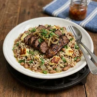 Baião de Dois com Carne de Sol, Terreiro do Dendê