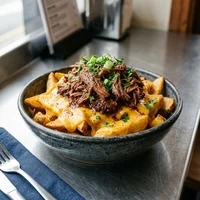 Batata com Cheddar e Brisket, Defumaria da Chapa