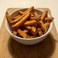Batata Doce Frita, Dupla Fritura
