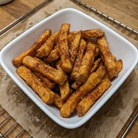 Batata Doce Frita com Páprica, Pastelaria Verde Folha