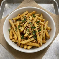Batata Frita com Alho, Verde Fogo