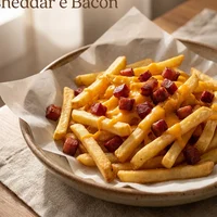 Batata Frita com Cheddar e Bacon, Asa Selvagem
