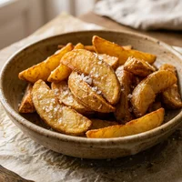 Batata Frita na Banha, Frango Caipira do Fogão de Lenha