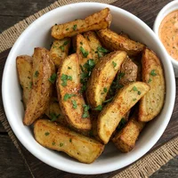 Batata Rústica com Molho Chipotle, Cantina Três Pimentas