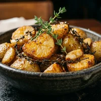 Batata Assada na Gordura de Ave, Coquelet Dourado