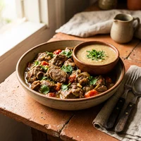 Bode Guisado com Pirão, Casa de Farinha