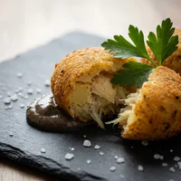 Bolinho de Bacalhau com Aioli, Abissal