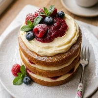 Mini Naked Cake para Duas Pessoas, Ateliê Bem-Casado