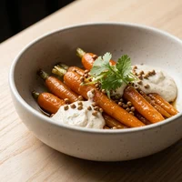 Bowl de Cenouras de Areia com Kombu, Botânica Alta Cozinha