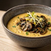 Bowl de Milho Crioulo com Cogumelos, Botânica Alta Cozinha
