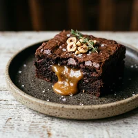 Brownie de Chocolate 85% com Caramelo, Alvorada