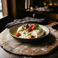 Burrata com Tomate Confitado, Mestre Napolitano