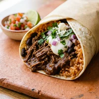 Burrito de Carne ao Mole, Cocina del Mole