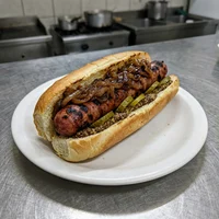 Hot Dog de Linguiça, Brasa & Osso