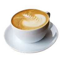 Café com Leite na Xícara Grande, Bule & Bolinho