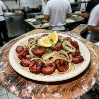 Calabresa Acebolada, Forno de Pedra
