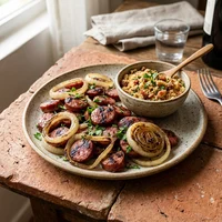 Calabresa Acebolada na Brasa, Brasa & Mussarela