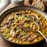 Caldo de Cozido com Grão-de-Bico, Cozido & Caldo