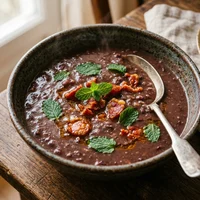 Caldo de Feijão com Farinheira, Cozido & Caldo