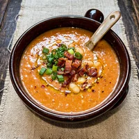 Caldo de Feijão Branco Apimentado, Panela de Ferro