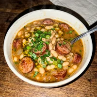 Caldo de Feijão Branco com Linguiça, Caldeirão da Vovó