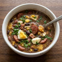 Caldo de Feijão Tropeiro, Sopeira de Barro
