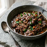 Caldo de Rabada com Vinho Tinto, Bistrô da Concha
