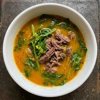 Caldo de Tucupi com Pato Desfiado, Caldos do Jambu