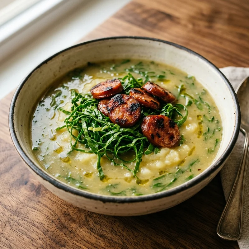 Caldo Verde com Chouriço Curado, Cozido & Caldo