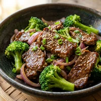 Carne com Brócolis ao Molho de Ostra, Cantina do Vapor