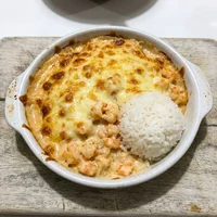 Casquinha de Camarão Gratinada, Camarão & Coentro