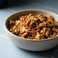Nozes Caramelizadas em Lascas, Sal & Baunilha