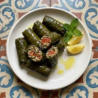Charuto de Folha de Uva Vegano, Sfiha Verde