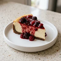 Cheesecake de Frutas Vermelhas, Manhã Lenta