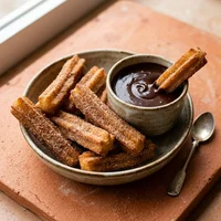 Churros com Chocolate de Cacau Amargo, Cocina del Mole