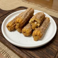 Churros Recheados de Doce de Leite, Cantina Três Pimentas