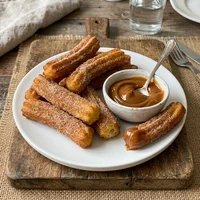 Churros com Doce de Leite Quente, Chapa Azteca